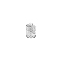 Vaso con hielo